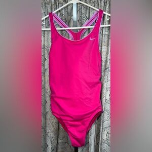 Nike Solid U Back One Piece Swimwear size M [D-19]
